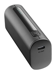 Cellularline | Power Bank Thunder 5000 | Cargador portátil Extra Compacto de 12 W con Puerto USB-C