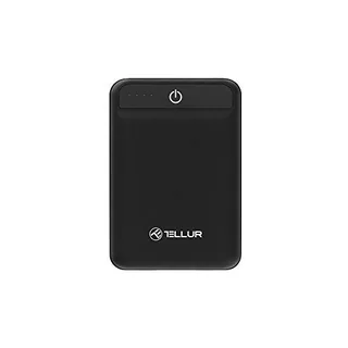 TELLUR TLL158101 Batería Externa compacta de 10000 mAh, Negro