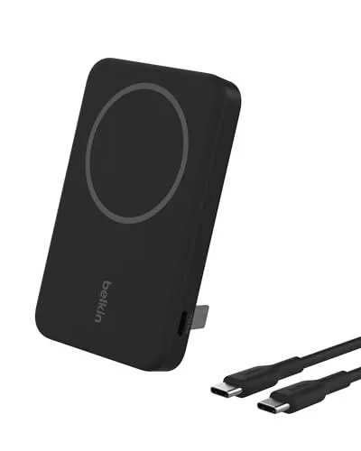 Belkin BoostCharge Pro Batería Externa Inalámbrica de 5000mAh con Qi2 de Belkin