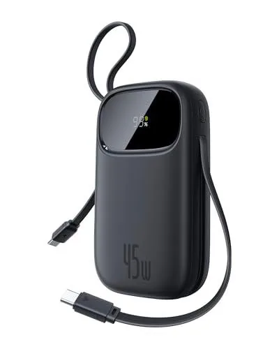 Baseus Powerbank 45W 20000mAh con 2 Cables USB-C Integrados