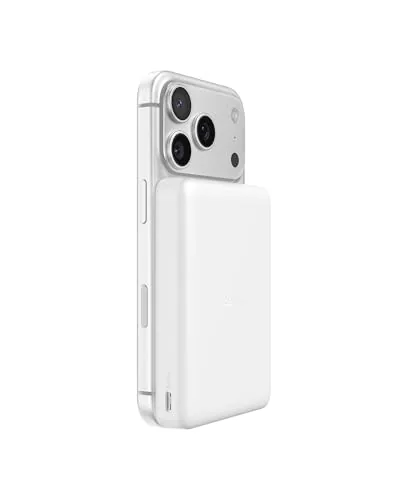 Belkin BoostCharge Batería Externa Magnética 10000mAh 1 Puerto USB-C Blanco | Power Bank 10000 mAh