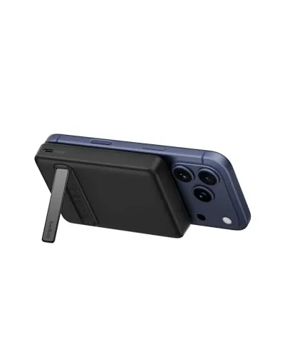 Belkin BoostCharge Batería Externa Magnética Delgada 10000mAh Soporte Negro | Power Bank de 10000 mAh