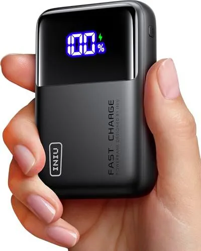 INIU Power Bank, 100W 25000mAh Bateria Externa Carga Rapida
