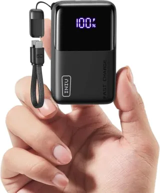 INIU 10000mAh Power Bank, Ultra Mini 45W Carga Ráp