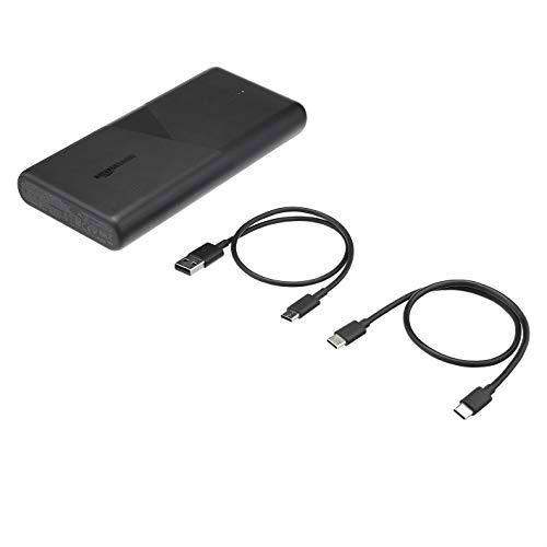 Amazon Basics - Batería externa con fuente de alimentación Power Delivery de 45 W por USB-C para portátiles
