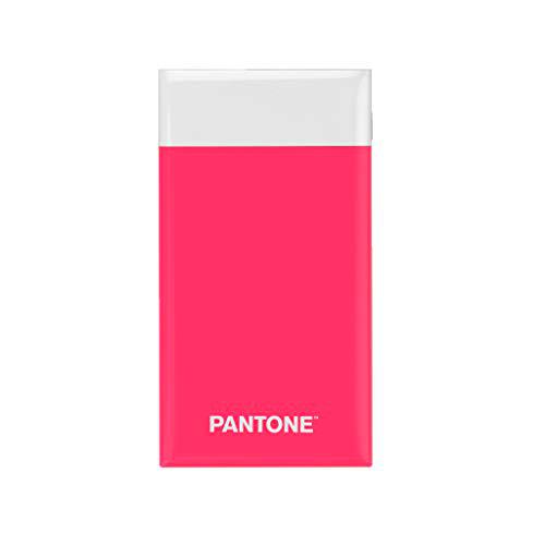 Balvi Batería 6000mAh Pantone Color Rosa Carga rápida Indicador de Carga LED con Cable USB DC5V Entrada 2,1A