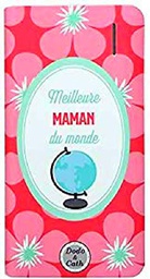 Dodo et Cath Powerbank de 4.000 mAh de Color Rosa con diseño de Flores y Tipografía; Capacidad de 2 a 3 Cargas