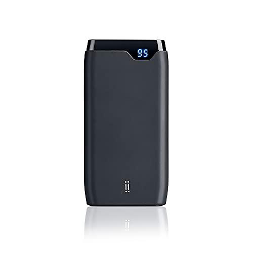 Aiino Power Bank 6000mAh Cargador Portátil con Pantalla LED y Puerto USB + USB-C
