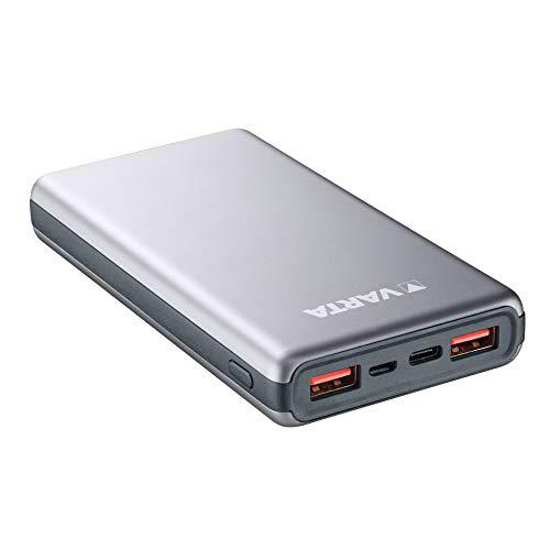 Varta Power Bank Fast Energy 15000 m mAh, Inc. Cable de Carga (1 x Micro USB + 1 x USB Tipo C PD 5V3.0A