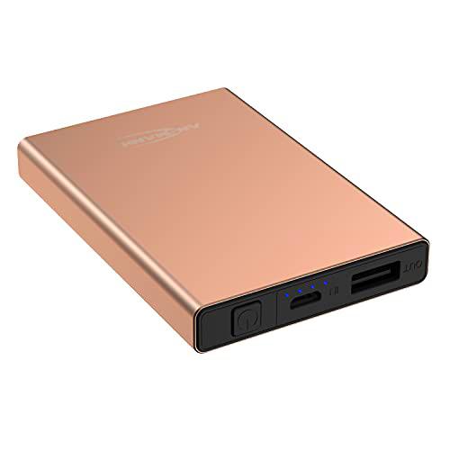 Ansmann Batería Externa de 5000 mAh, Color Oro Rosado