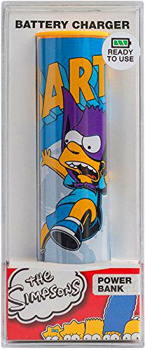 Tribe Simpsons Bartman - Batería externa para móvil con salida USB (2600 mAh)