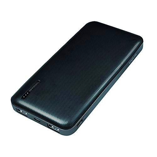 LogiLink PA0257 - Power Bank 10000mAh Litio-Polímero Incluye Cable 2 en 1 Color Negro