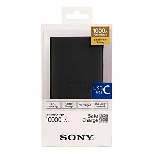 Sony CP-V10BBC - Cargador portátil (1,5 A, batería Externa de polímero de Litio