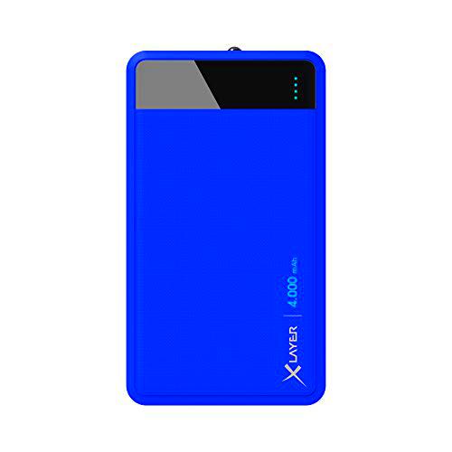 XLayer Colour Line batería externa Azul Polímero de litio 4000 mAh