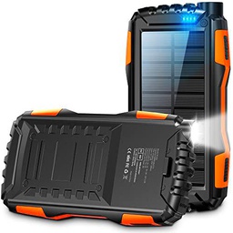 Power Bank, 42800 mAh Solar Powerbank, PD18 W QC 3.0 3 A baterías de teléfono móvil de Carga rápida