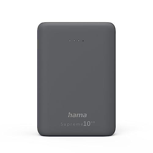 Hama Powerbank Supreme 10000mAh (batería externa con 1 x USB C + 2 x USB A