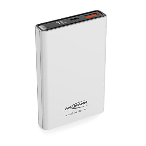 ANSMANN Mini Powerbank 22,5W PB222PD - Batería Externa de una Capacidad de 10.000 mAh