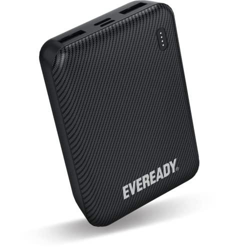 EVEREADY - Batería Externa de 10000 mAh + Cable USB-A/Micro-USB