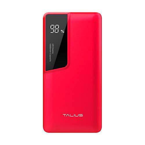 TALIUS TAL-PWB4010-RED batería Externa 10.000mAh, Rojo