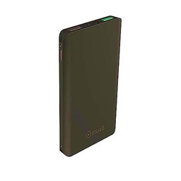 muvit Power Bank 10000 mAh 2 USB 3A+2,1A QC 3,0+2 Input Micro USB + Tipo C Negra
