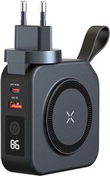 TIGERPOWER PowerBank - Cargador Universal 4 Productos en uno: batería Externa 10000 mAh+Cargador MagSafe+GAN+Cargador de Corriente Mundo EU/US/UK/AUS