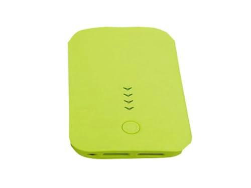 Batería portátil externa de 8400 mAh en color verde