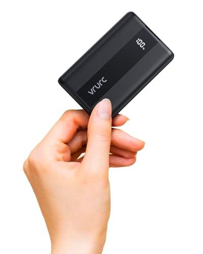 VRURC Mini Power Bank 10000mAh, 22.5W Carga Rapida Batería Externa