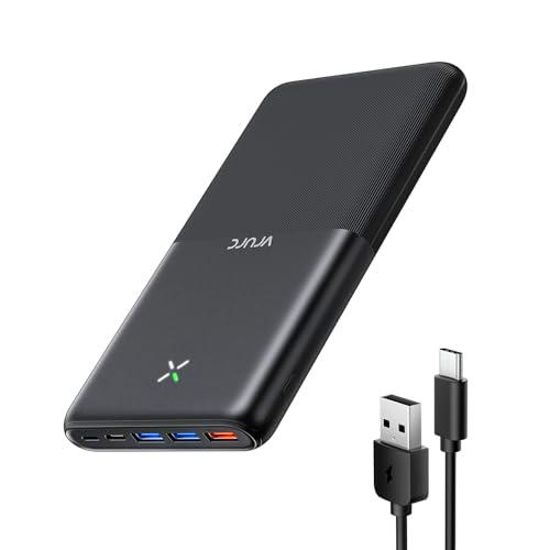 VRURC Power Bank 30000mAh 22.5W Powerbank USB C Schnellladen Externa Handyakkus mit 4 Ausgänge und 3 Eingänge Tragbares Ladegerät kompatibel mit iPhone