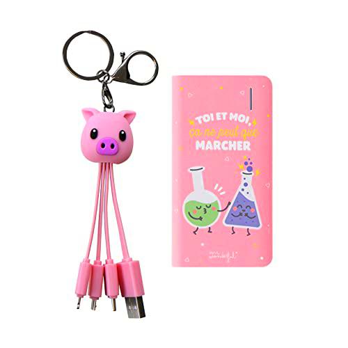 WONDEE Universal Charger 3 in 1 Pig + Powerbank 4.000Mah Marcher