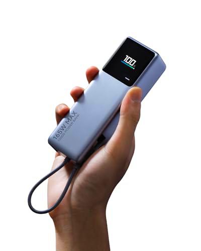 Xiaomi Batería Externa de 165 W, 10.000 mAh (Cable Integrado)