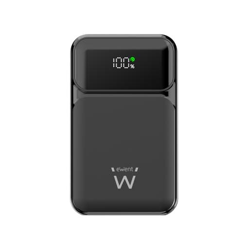 Ewent 65W Power Bank, 65W 20000mAh Bateria Externa Carga Rapida