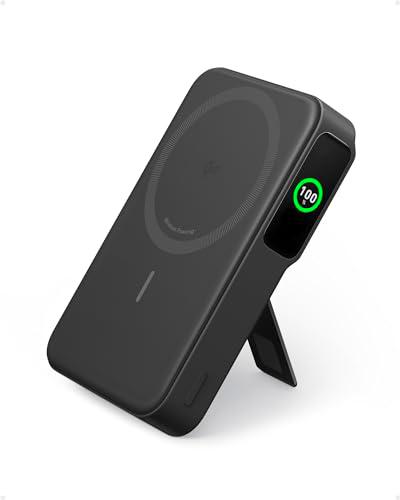 Anker MagGo Power Bank, Qi2 - Cargador portátil Compatible con MagSafe de 15 W