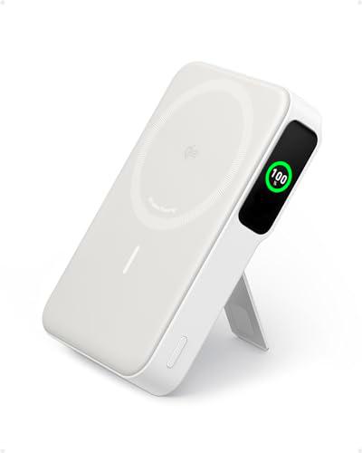 Anker MagGo Power Bank, Qi2 - Cargador portátil Compatible con MagSafe de 15 W