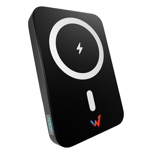 Powerbank Magnética 10000mAh Ultra Compacta - Carga inalámbrica 15W y Cable 20W USB-C Incluido