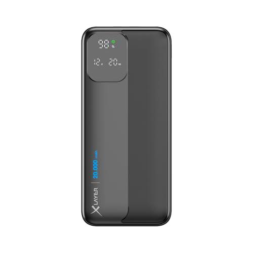 XLayer Rapid Power Bank I 20000mAh I Quick Charge I USB C I Cargador I Powerbank Universal iPhone 16 15 14 13 12 Pro MAX Samsung S25 24 S23 iPad Xiaomi