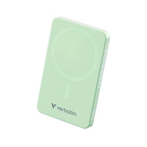 Verbatim Charge 'n' Go Essentials MagSafe - Cargador magnético para iPhone 16/15/14/13/12 Pro/Pro MAX (5000 mAh