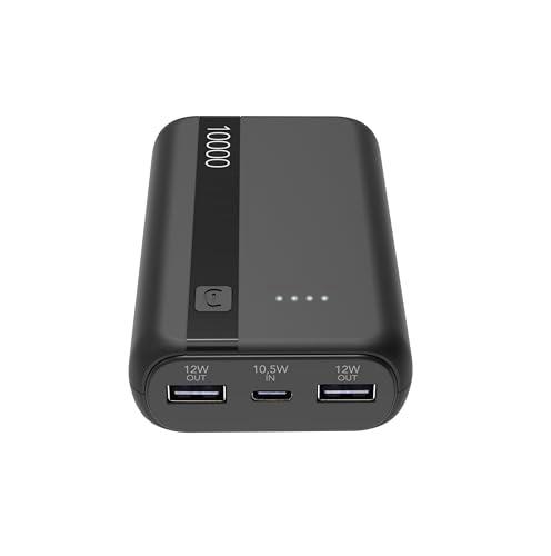 Cellularline - Power Bank 10.000 - Capacidad: 10.000 mAh
