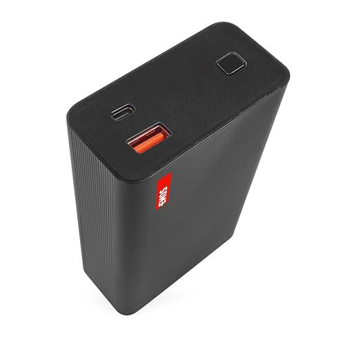 EMOS - Batería externa de 20 000 mAh NTBF20 - Batería externa con passthrough y carga rápida 65W PD