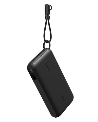 Belkin Batería Externa USB-C de 20 000 mAh, Power Bank con 2 Puertos USB Tipo C y 1 Puerto USB-A