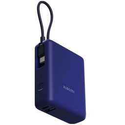 Xiaomi Power Bank 10000Mah 33W Integrated Cable - Bateria Externa Carga Rápida | Cargador Portátil Inalámbrico USB-C y USB-A para Smartphones | Cargador Batería Externa para 3 Dispositivos
