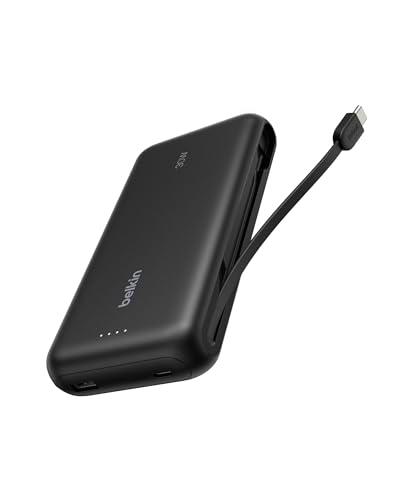 Belkin Gaming batería Externa de 30 W con Cable USB-C Integrado y 20000mAh de Capacidad