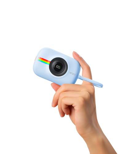 VRURC Power Bank 10000mAh con Cable Incorporado, Mini Banco de energía pequeño de Carga rápida de 20 W