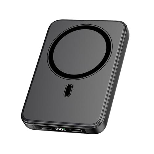 A ADDTOP Inalámbrico Power Bank 10000mAh, 20W USB C Carga Rápida Magnético Batería Externa