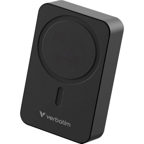 Verbatim Charge 'n' Go Essentials MagSafe - Cargador magnético para iPhone 16/15/15/14/13/12 Pro/Pro MAX (20 W