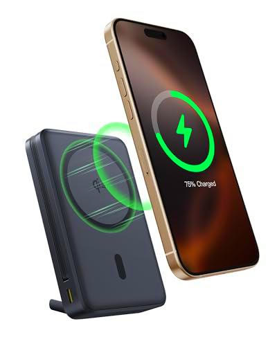 Baseus Nomos Qi2 Magsafe Power Bank, Power Bank Magnético para iPhone 16/15/14/13