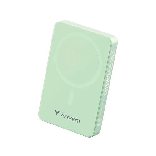 Verbatim Charge 'n' Go Essentials MagSafe - Cargador magnético para iPhone 16/15/15/14/13/12 Pro/Pro MAX (10000 mAh
