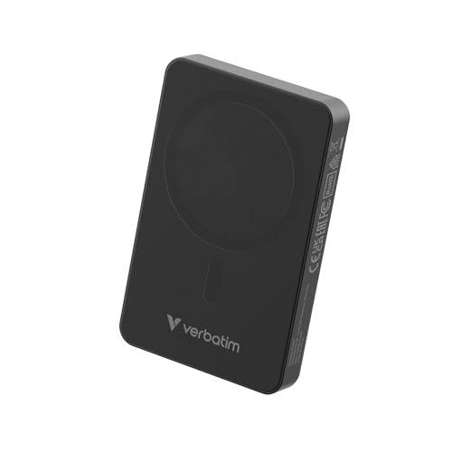 Verbatim Charge 'n' Go Essentials MagSafe - Cargador magnético para iPhone 16/15/15/14/13/12 Pro/Pro MAX (10.000 mAh