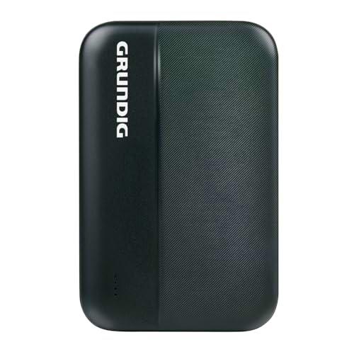 Grundig Powerbank 5000mAh - Batería Externa con 2 x USB y 1 x USB-C