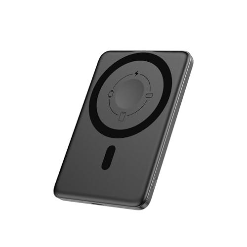 A ADDTOP Cargador magnético portátil de 5000 mAh, Ultrafino