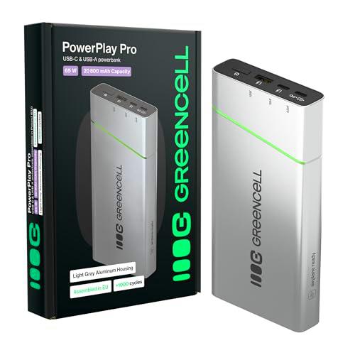 Powerbank Greencell PowerPlay Pro 20800 mAh 65 W, USB-C PD